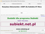 Dok Mailer KSeF dla Subiekta GT